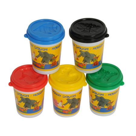 Creative Kids - Plastocake in cups, 5 colors