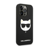 Karl Lagerfeld Choupette Head MagSafe Silikon - iPhone 14 Pro Tasche (schwarz)