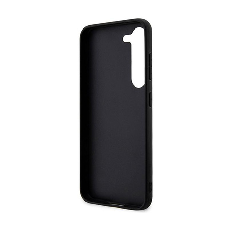 Guess 4G Metall Gold Logo - Samsung Galaxy S24+ Gehäuse (schwarz)