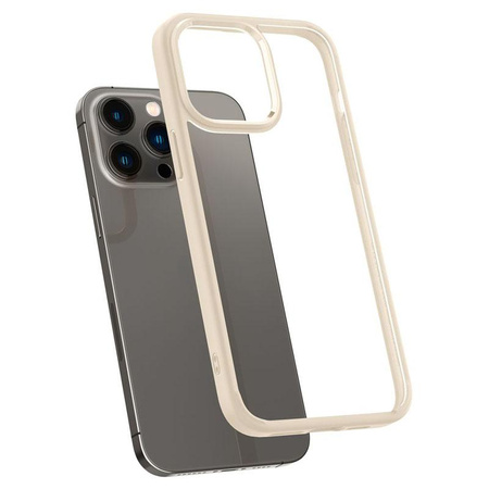 Spigen Ultra Hybrid - Coque pour iPhone 14 Pro (Beige)