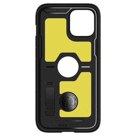 Spigen Tough Armor - Coque pour iPhone 12 / iPhone 12 Pro (Noir)