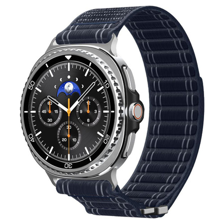 PASEK DO GALAXY WATCH 8 | 8 CLASSIC 40 44 46 mm SPIGEN NYLONOWY GRANATOWY