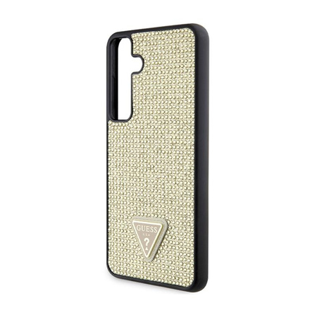 Guess Strass-Dreieck - Samsung Galaxy S24 Tasche (Gold)