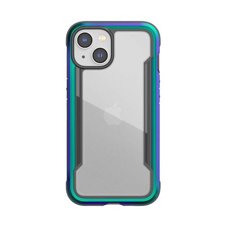 X-Doria Raptic Shield - Coque aluminium iPhone 14 (Chute testée 3m) (Iridescent)