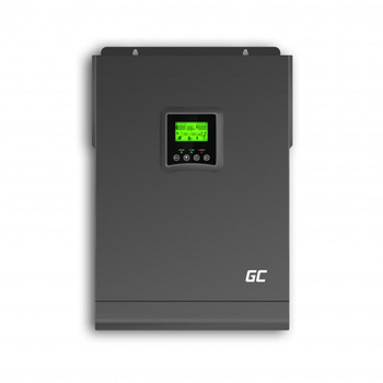Green Cell - Solar Inverter Off Grid inverter with solar charger MPPT 48VDC 230VAC 3000VA/3000W Pure sine wave