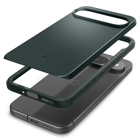 Spigen Thin Fit - pouzdro pro Google Pixel 9 / 9 Pro (Abyss Green)