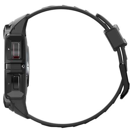 Spigen Rugged Armor Pro - Bracelet + étui pour Samsung Galaxy Watch 6 Classic 47 mm (Noir)