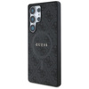 Guess Leather 4G Colored Ring Classic Logo MagSafe - Case for Samsung Galaxy S25 Ultra (black)