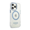 Guess Metal Outline Magsafe - Etui iPhone 13 Pro Max (przezroczysty)