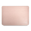 Guess Saffiano Triangle Logo Sleeve - 16" Notebook Case (pink)