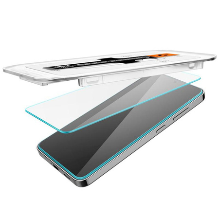 Spigen GLAS.TR EZ FIT 2-Pack - Tempered glass for Samsung Galaxy S25 / S24 (2 pieces)
