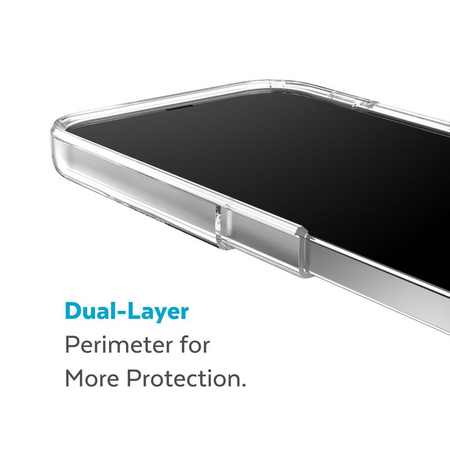 Speck Gemshell - pouzdro pro iPhone 14 / iPhone 13 s povrchovou úpravou MICROBAN (čiré)