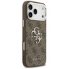 Guess 4G Big 4G Classic Logo - Case iPhone 17 Pro Max (Brown / Silver)