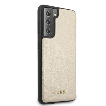 Guess Iridescent - Etui Samsung Galaxy S21 (złoty)