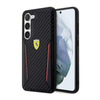 Ferrari Carbon Contrast Edges - Etui Samsung Galaxy S23 (noir)