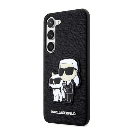 Karl Lagerfeld NFT Saffiano Karl & Choupette - Etui Samsung Galaxy S23 (czarny)