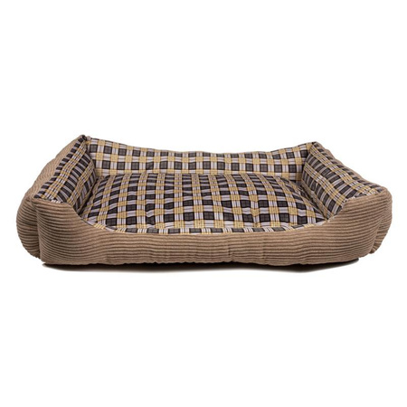 Canapé-lit pour chien 90 x 70 x 20 cm roz. XL (beige)