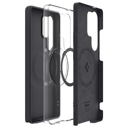 Spigen Silicone Fit MagSafe - tok Samsung Galaxy S25 Ultra (fekete)