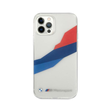 BMW Motorsport Tricolor - Coque pour iPhone 12 Pro Max (Transparent)