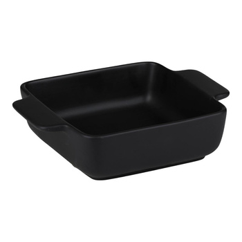 Alpina - Ceramic square ovenproof dish 21x15.8x5.8 cm (black)
