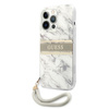 Guess Marble Strap - iPhone 13 Pro Max Case (gray)