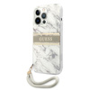 Guess Marble Strap - iPhone 13 Pro Max Tasche (grau)