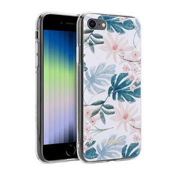 ETUI KWIATY DO IPHONE SE 2022 | 2020 | 8 | 7, Crong Wielokolorowe, Eleganckie