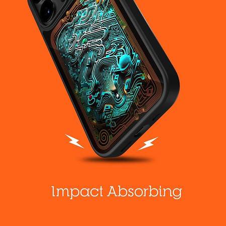 STM Reveal Warm MagSafe - Coque pour iPhone 15 Pro (Black Realm)