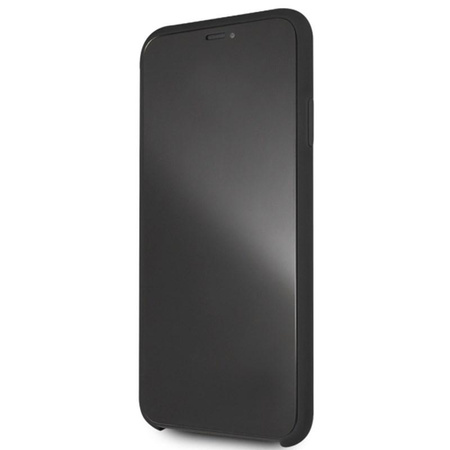 Pouzdro Karl Lagerfeld Fullbody Silicone Iconic - iPhone 11 Pro Max (černé)