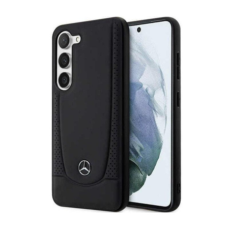 Mercedes Leather Urban Line - Samsung Galaxy S23 FE Case (Black)