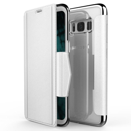 X-Doria Engage Folio - Étui pour Samsung Galaxy S8+ avec fentes pour cartes (blanc)