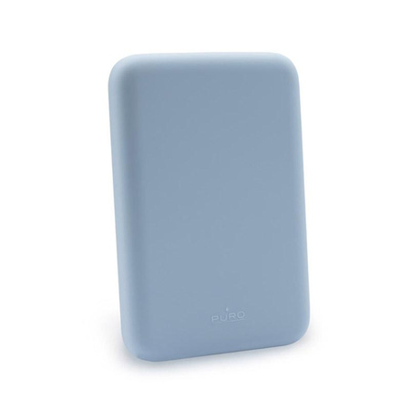 PURO Slim PowerMag Power Bank - 4000 mAh MagSafe Induktions-Powerbank (Powder Blue)