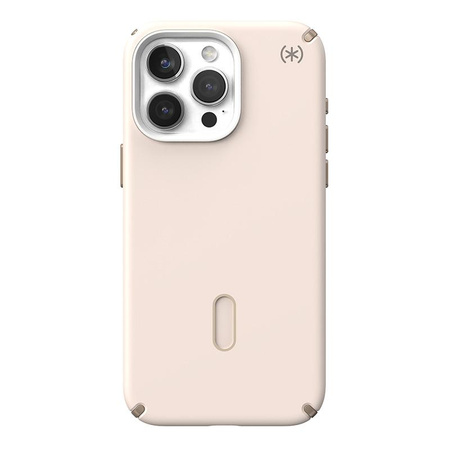Speck Presidio2 Pro ClickLock & MagSafe - Coque pour iPhone 15 Pro Max (Bleached Bone / Heirloom Gold / Hazel Brown)