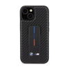 BMW Grip Stand Smooth & Carbon - Etui iPhone 15 (czarny)