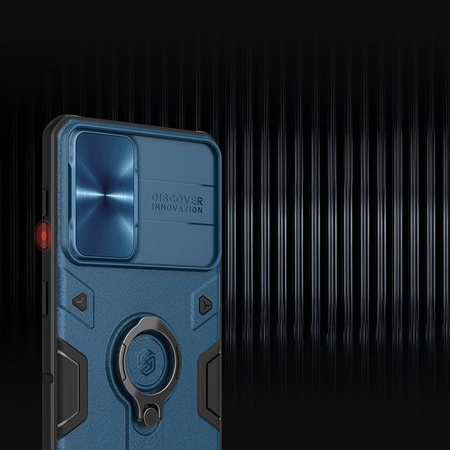 Nillkin CamShield Armor - Samsung Galaxy S21+ tok kamerafedéllel (kék)