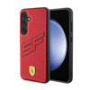 Ferrari Big SF Perforated - Etui Samsung Galaxy S24+ (rouge)