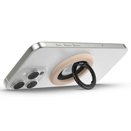 Spigen Nano Pop MagSafe Phone Ring - Porte-doigt magnétique avec fonction de support (Coconut Beige)