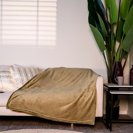 Koc flanelowy 200x150cm (zielony)