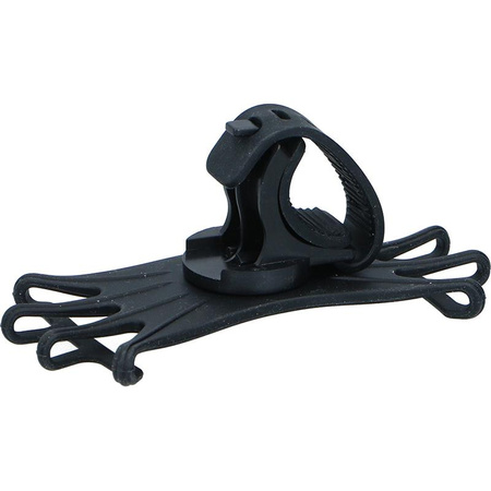 OBROTOWY UCHWYT ROWEROWY NA TELEFON, NA KIEROWNICĘ, Szary, 10-15cm, Dunlop