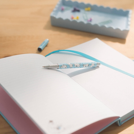 Notatnik A5 z Długopisem Muminki dla Dzieci Notes w Linie w Pudełku Prezent