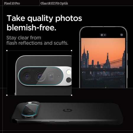 SZKŁO HARTOWANE NA APARAT DO GOOGLE PIXEL 10 PRO SPIGEN SZYBKA 9H 2 SZT