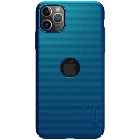 Nillkin Super Frosted Shield - Apple iPhone 11 Pro Max Case with Logo Cutout (Peacock Blue)