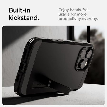 Spigen Tough Armor T MagSafe - Case for iPhone 16 Pro Max (Black)