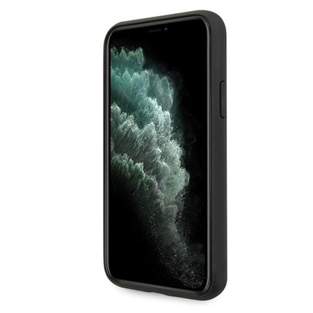 Guess 4G Bottom Stripe Kollektion - iPhone 11 Pro Max Tasche (grau)