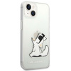 Karl Lagerfeld Choupette Fun Sunglasses - pouzdro na iPhone 14 (průhledné)