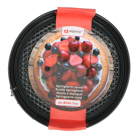 Tortownica Okrągła Forma do Pieczenia na Ciasto Nieprzywierająca Alpina