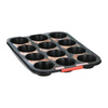 NON-STICKING MUFFIN BAKING FORM 12 STEEL, for Cupcakes, Alpina
