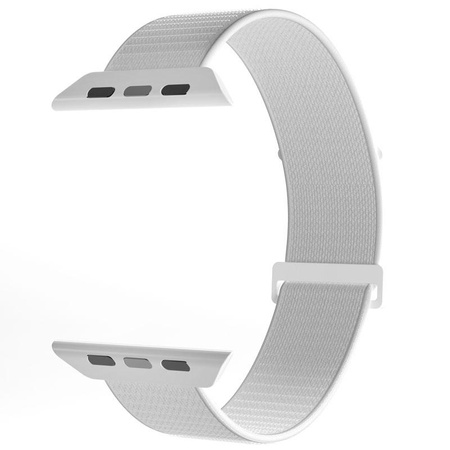PURO Nylon Sport - Armband für Apple Watch 44/45/46/49 mm (Weiß)