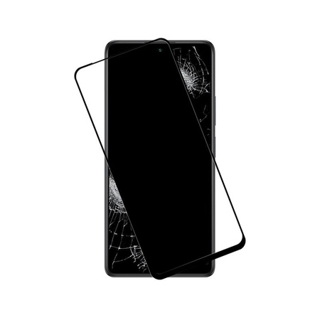 Crong 7D Nano Flexible Glass - nerozbitné 9H hybridní sklo pro celou obrazovku telefonu Xiaomi Redmi Note 10 Pro