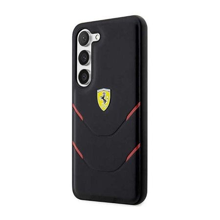 Ferrari Hot Stamp Lines - Etui Samsung Galaxy S23+ (noir)